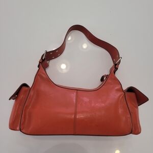 Kenneth Cole Reaction Coral Shoulder Bag with side pockets